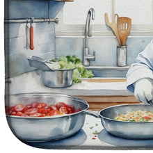 Load image into Gallery viewer, American Eskimo The Chef Dish Drying Mat
