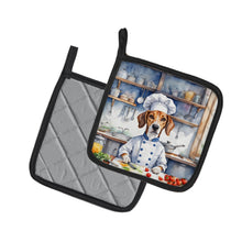 Load image into Gallery viewer, American Foxhound The Chef Pot Holders - Set of 2 Decorative Kitchen Helpers | Made in the USA