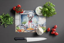Load image into Gallery viewer, American Hairless Terrier The Chef Glass Cutting Boards – Durable, Decorative Kitchen Art