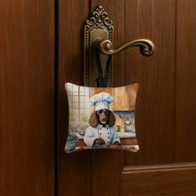 Load image into Gallery viewer, American Water Spaniel The Chef Hanging Square Fabric Ornament 3.5 × 3.5