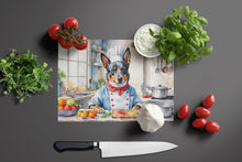 Load image into Gallery viewer, Australian Cattle Dog The Chef Glass Cutting Boards – Durable, Decorative Kitchen Art