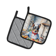 Load image into Gallery viewer, Australian Cattle Dog The Chef Pot Holders - Set of 2 Decorative Kitchen Helpers | Made in the USA