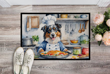 Load image into Gallery viewer, Australian Shepherd The Chef Doormat-24x36 Indoor / Outdoor Rug | Made in USA