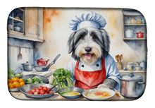 Load image into Gallery viewer, Bearded Collie The Chef Dish Drying Mat