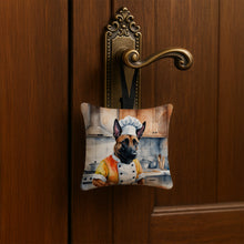 Load image into Gallery viewer, Belgian Malinois The Chef Hanging Square Fabric Ornament 3.5 × 3.5