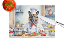 Load image into Gallery viewer, Belgian Tervuren The Chef Glass Cutting Boards – Durable, Decorative Kitchen Art