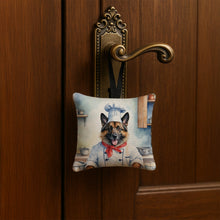 Load image into Gallery viewer, Belgian Tervuren The Chef Hanging Square Fabric Ornament 3.5 × 3.5