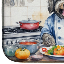 Load image into Gallery viewer, Bergamasco Sheepdog The Chef Dish Drying Mat