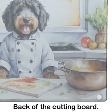Load image into Gallery viewer, Bernedoodle The Chef Glass Cutting Boards – Durable, Decorative Kitchen Art