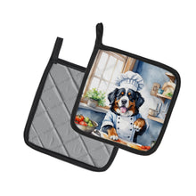 Load image into Gallery viewer, Bernese Mountain Dog The Chef Pot Holders - Set of 2 Decorative Kitchen Helpers | Made in the USA