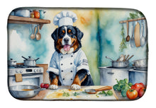Load image into Gallery viewer, Bernese Mountain Dog The Chef Dish Drying Mat