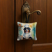 Load image into Gallery viewer, Bernese Mountain Dog The Chef Hanging Square Fabric Ornament 3.5 × 3.5