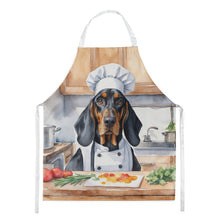 Load image into Gallery viewer, Black and Tan Coonhound The Chef Apron – Artist-Designed Kitchen, BBQ &amp; Craft Apron