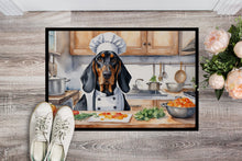 Load image into Gallery viewer, Black and Tan Coonhound The Chef Doormat-24x36 Indoor / Outdoor Rug | Made in USA