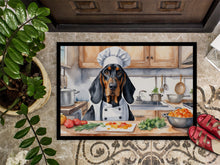 Load image into Gallery viewer, Black and Tan Coonhound The Chef Doormat