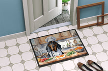 Load image into Gallery viewer, Black and Tan Coonhound The Chef Doormat