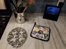 Load image into Gallery viewer, Bloodhound The Chef Pot Holders - Set of 2 Decorative Kitchen Helpers | Made in the USA