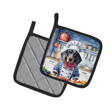 Load image into Gallery viewer, Bluetick Coonhound The Chef Pot Holders - Set of 2 Decorative Kitchen Helpers | Made in the USA