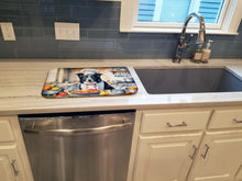 Load image into Gallery viewer, Border Collie The Chef Dish Drying Mat