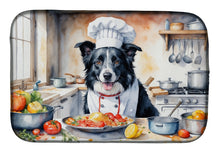 Load image into Gallery viewer, Border Collie The Chef Dish Drying Mat