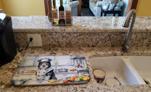 Load image into Gallery viewer, Borzoi The Chef Dish Drying Mat