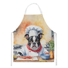 Load image into Gallery viewer, Boston Terrier The Chef Apron – Artist-Designed Kitchen, BBQ &amp; Craft Apron