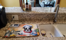 Load image into Gallery viewer, Boston Terrier The Chef Dish Drying Mat