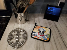 Load image into Gallery viewer, Boston Terrier The Chef Pot Holders - Set of 2 Decorative Kitchen Helpers | Made in the USA