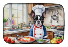 Load image into Gallery viewer, Boston Terrier The Chef Dish Drying Mat