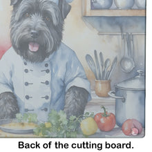 Load image into Gallery viewer, Bouvier des Flandres The Chef Glass Cutting Boards – Durable, Decorative Kitchen Art