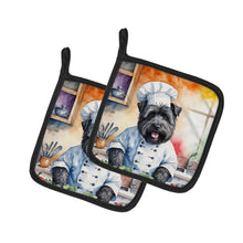 Load image into Gallery viewer, Bouvier des Flandres The Chef Pot Holders - Set of 2 Decorative Kitchen Helpers | Made in the USA