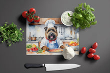 Load image into Gallery viewer, Bouvier des Flandres The Chef Glass Cutting Boards – Durable, Decorative Kitchen Art