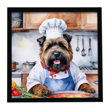 Load image into Gallery viewer, Bouvier des Flandres The Chef Framed Metal Print