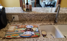 Load image into Gallery viewer, Boykin Spaniel The Chef Dish Drying Mat