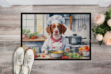 Load image into Gallery viewer, Brittany Spaniel The Chef Doormat-24x36 Indoor / Outdoor Rug | Made in USA