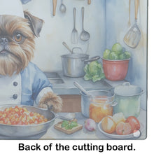 Load image into Gallery viewer, Brussels Griffon The Chef Glass Cutting Boards – Durable, Decorative Kitchen Art