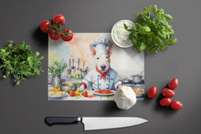 Load image into Gallery viewer, Bull Terrier The Chef Glass Cutting Boards – Durable, Decorative Kitchen Art