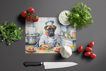 Load image into Gallery viewer, Bullmastiff The Chef Glass Cutting Boards – Durable, Decorative Kitchen Art