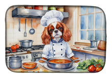 Load image into Gallery viewer, Cavalier Spaniel The Chef Dish Drying Mat