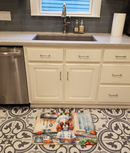 Load image into Gallery viewer, Cavalier Spaniel The Chef Memory Foam Kitchen Mat