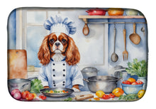 Load image into Gallery viewer, Cavalier Spaniel The Chef Dish Drying Mat