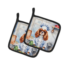 Load image into Gallery viewer, Cavalier Spaniel The Chef Pot Holders - Set of 2 Decorative Kitchen Helpers | Made in the USA