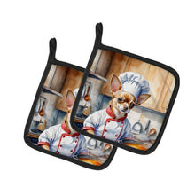 Load image into Gallery viewer, Chihuahua The Chef Pot Holders - Set of 2 Decorative Kitchen Helpers | Made in the USA