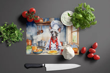 Load image into Gallery viewer, Chinese Crested The Chef Glass Cutting Boards – Durable, Decorative Kitchen Art