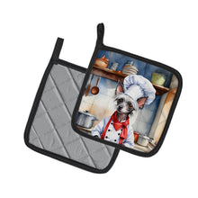 Load image into Gallery viewer, Chinese Crested The Chef Pot Holders - Set of 2 Decorative Kitchen Helpers | Made in the USA