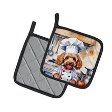 Load image into Gallery viewer, Cockapoo The Chef Pot Holders - Set of 2 Decorative Kitchen Helpers | Made in the USA