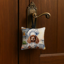 Load image into Gallery viewer, Cocker Spaniel The Chef Hanging Square Fabric Ornament 3.5 × 3.5