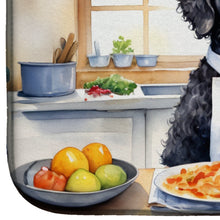Load image into Gallery viewer, Curly-Coated Retriever The Chef Dish Drying Mat