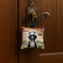 Load image into Gallery viewer, Curly-Coated Retriever The Chef Hanging Square Fabric Ornament 3.5 × 3.5