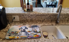 Load image into Gallery viewer, Dalmatian The Chef Dish Drying Mat
